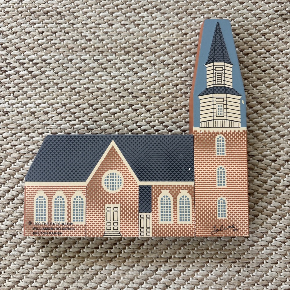 The Cat's Meow Williamsburg Series Bruton Parish 1993 - Picture 3 of 5